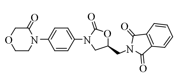 2-([(5S)-2-Oxo-3-[4-(3-oxomorpholin-4-yl)phenyl]-1,3-oxazolidin-5-yl]methyl)-1H-isoindole-1,3(2H)-dione